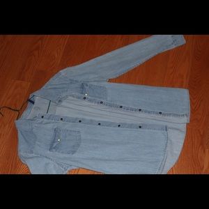 H&M denim button down
